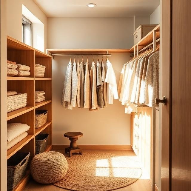 small walk in closet ideas