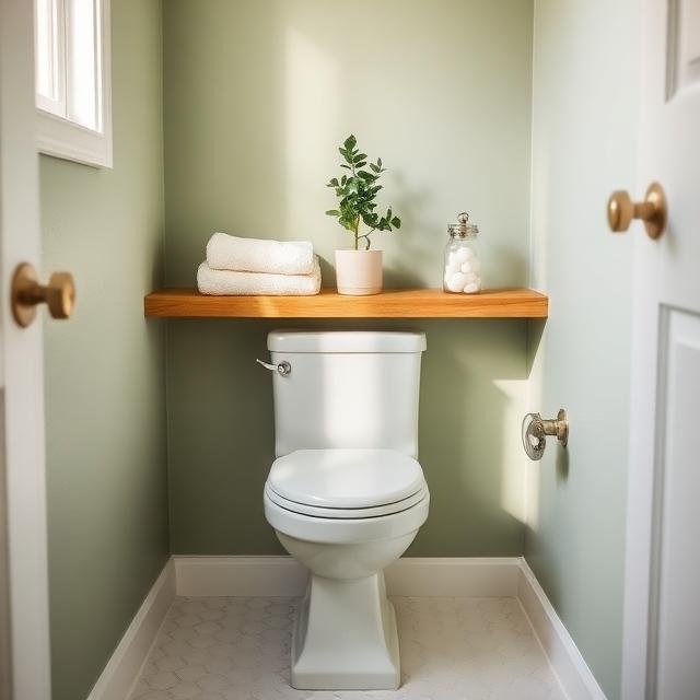 over the toilet storage ideas