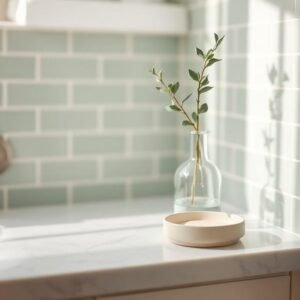 bathroom counter decor