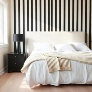 Black and White bedroom