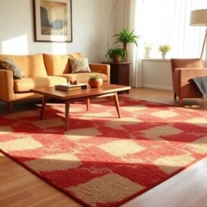 mid century modern living room