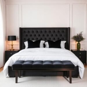 black and white bedroom ideas