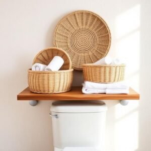 over the toilet storage ideas