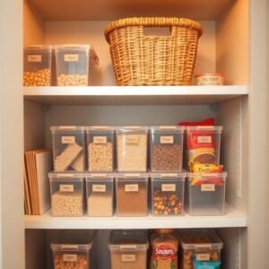 small kitchen organization