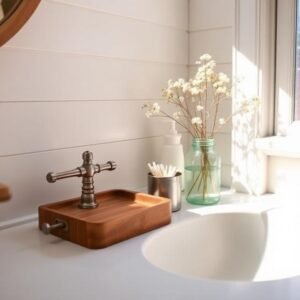 bathroom counter decor