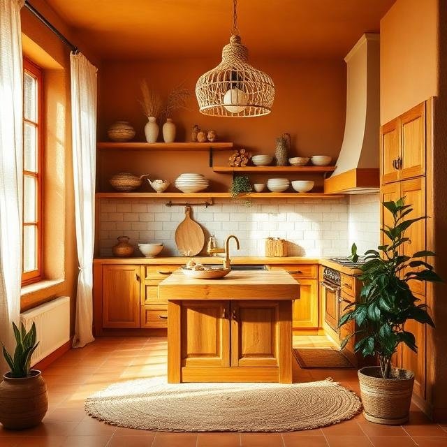 boho kitchen