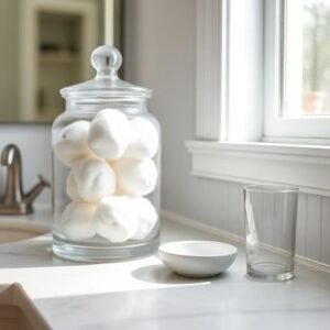 bathroom counter decor