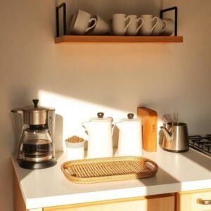 small kitchen organization