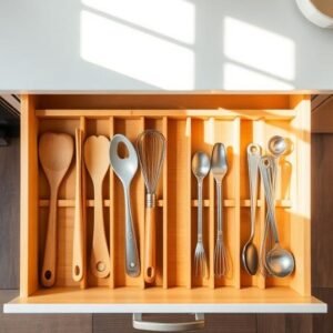 small kitchen organization