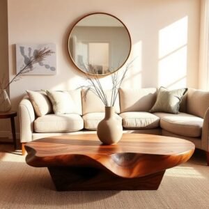 mid century modern living room