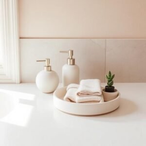 bathroom counter decor