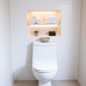 over the toilet storage ideas