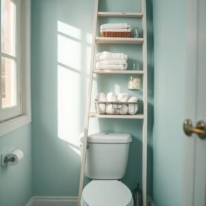 over the toilet storage ideas